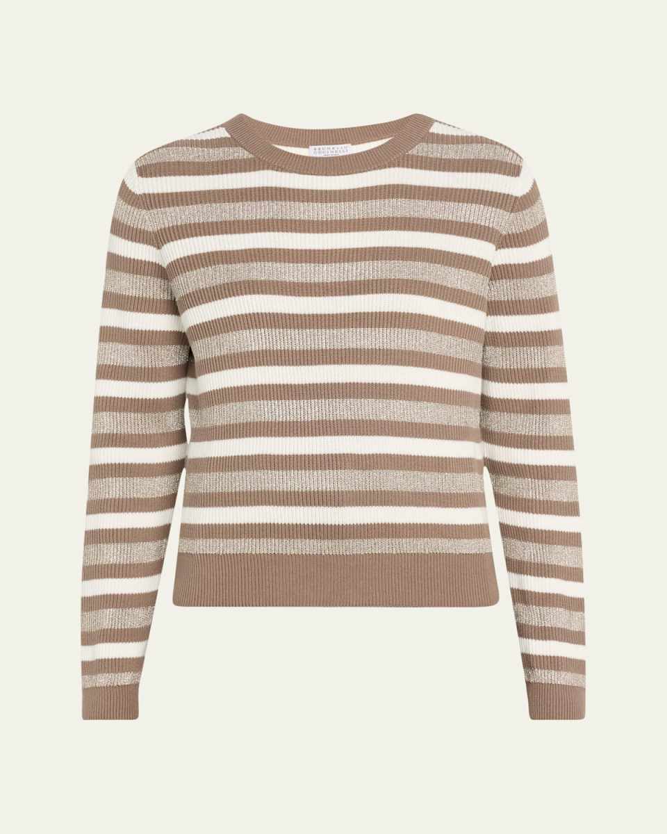 Winter Marina Cotton Stripe Long Sleeve Sweat